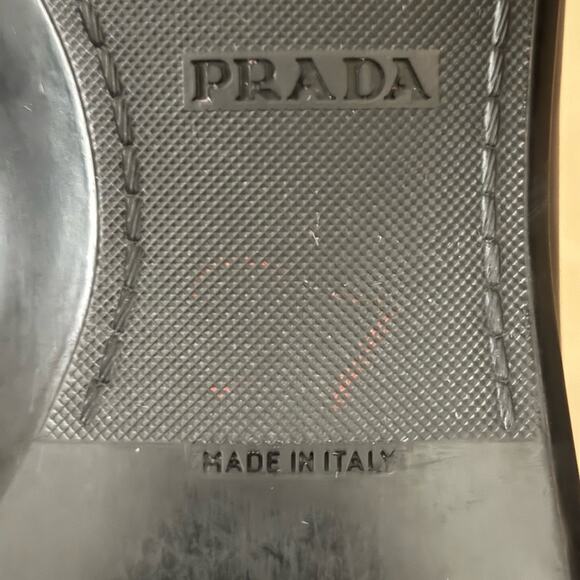 PRADA Slip On Black Dress Loafers Size 9.5 - Picture 10 of 13